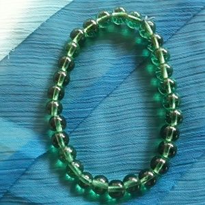Green Prayer Bead Bracelet